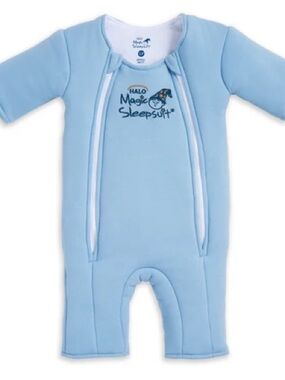 Halo Light Blue Magic Sleepsuit One-Piece Footie